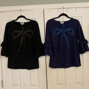 Bundle of Dainty Jewells bow tops